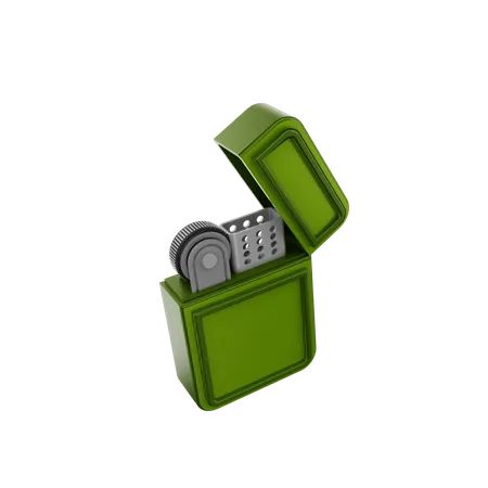 Gas Lighter 3D Icon