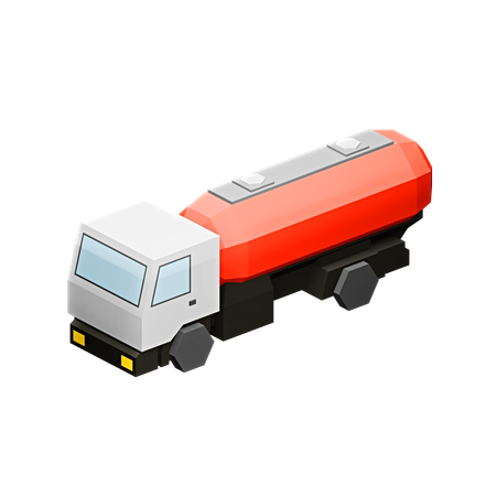 Gas-LKW  3D Icon