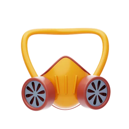 Gas Mask 3 D Icon Chemical Mask 3 D Icon 3D Icon