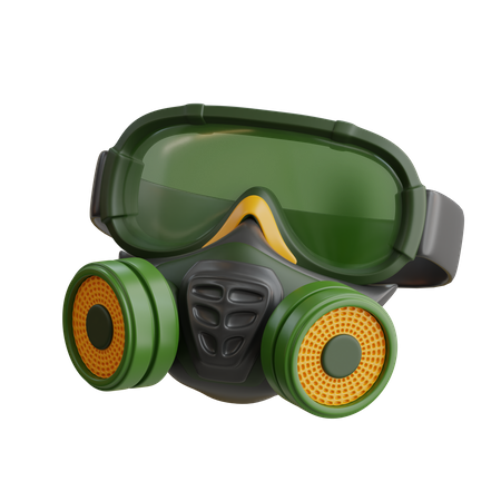 Gas Mask  3D Icon