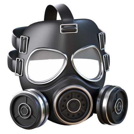 Gas Mask  3D Icon