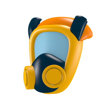 Gas Mask  3D Icon