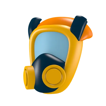 Gas Mask  3D Icon