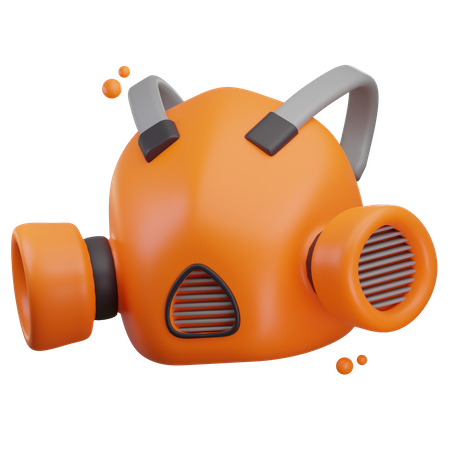 Gas Mask  3D Icon