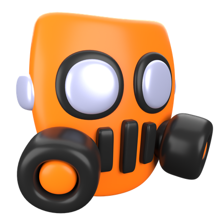 Gas Mask  3D Icon