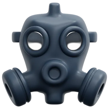 Gas Mask  3D Icon