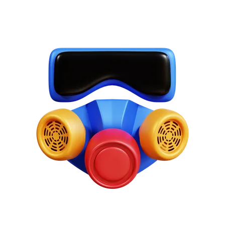 Gas Mask  3D Icon