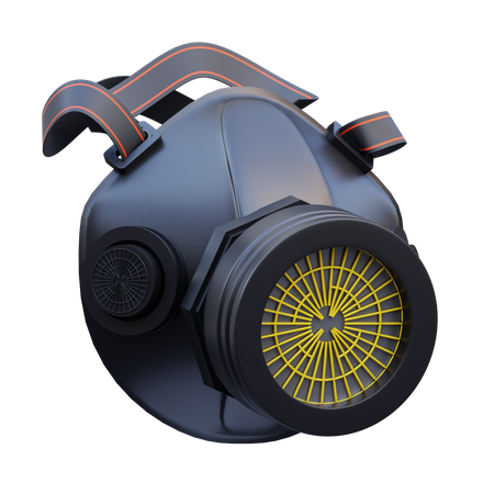 Gas Mask  3D Icon