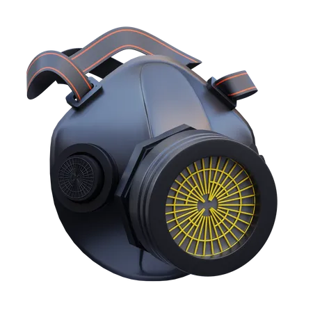 Gas Mask  3D Icon