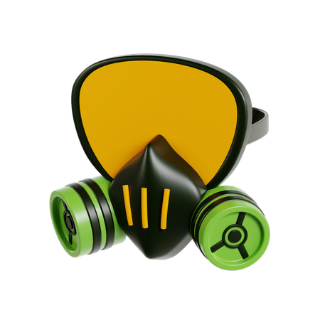 Gas Mask  3D Icon