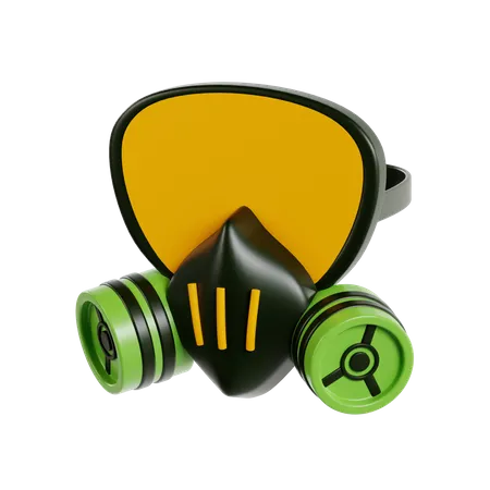 Gas Mask  3D Icon