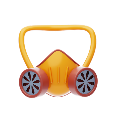 Gas Mask  3D Icon