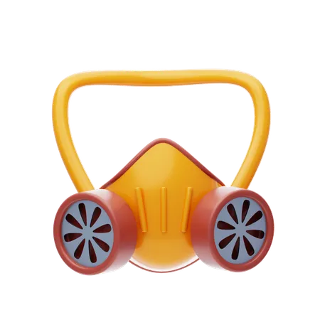 Gas Mask  3D Icon