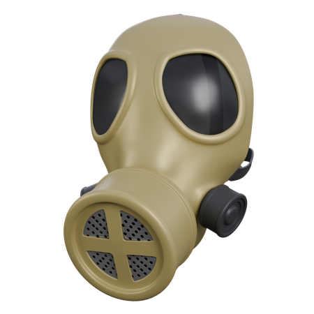 Gas Mask  3D Icon