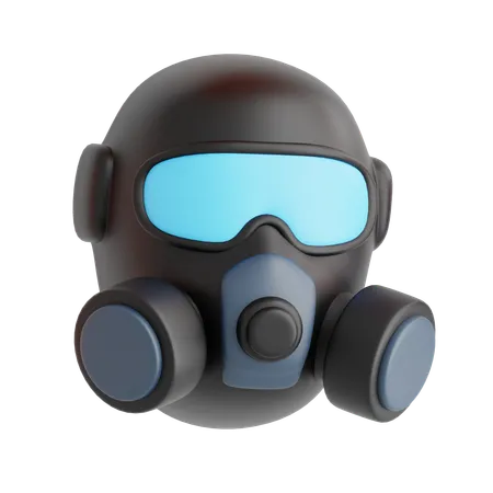 Gas Mask  3D Icon