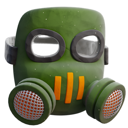 Gas Mask  3D Icon