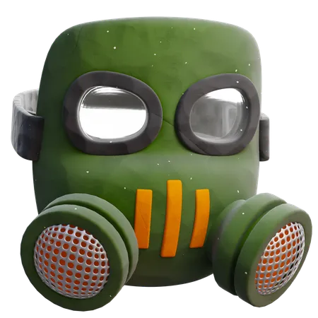 Gas Mask  3D Icon