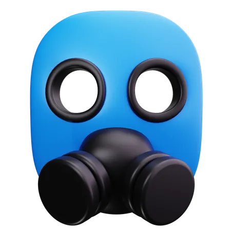 Gas Mask  3D Icon