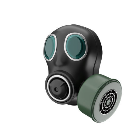 Gas Mask  3D Icon