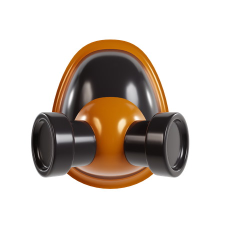 Gas Mask  3D Icon