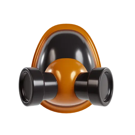 Gas Mask  3D Icon