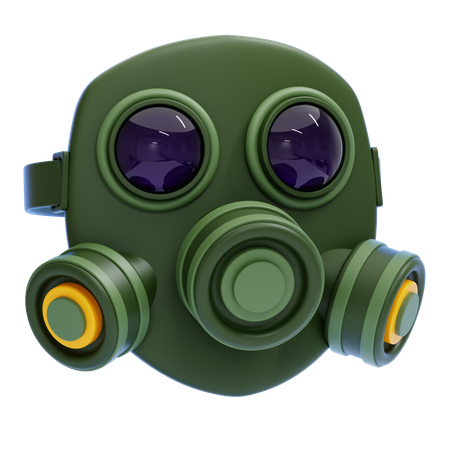 Gas Mask  3D Icon