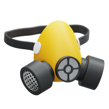 Gas Mask  3D Icon