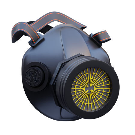 Gas Mask  3D Icon