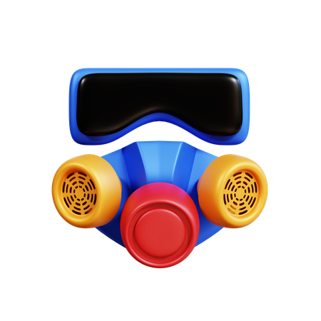 Gas Mask  3D Icon