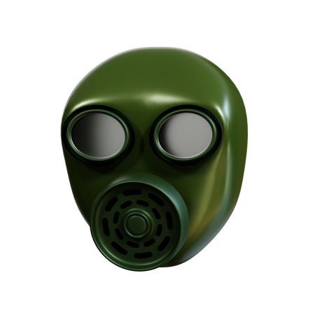 Gas Mask  3D Icon