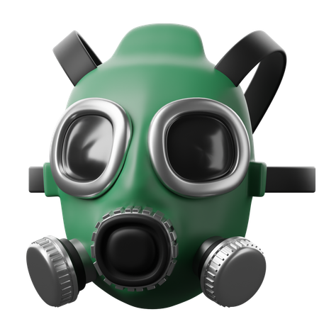 Gas Mask  3D Icon