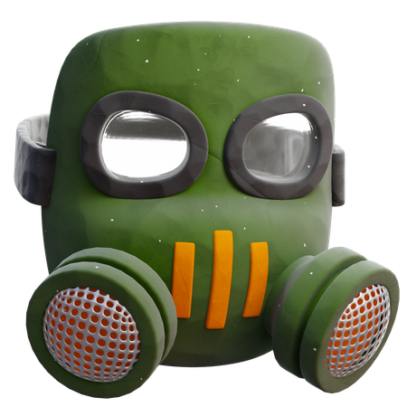 Gas Mask  3D Icon
