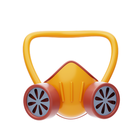 Gas Mask  3D Icon