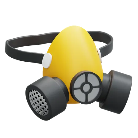 Gas Mask  3D Icon