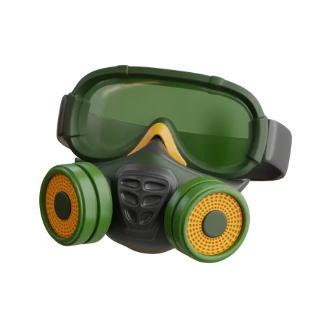 Gas Mask  3D Icon