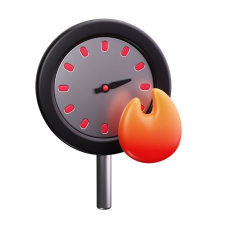 Gas meter  3D Icon