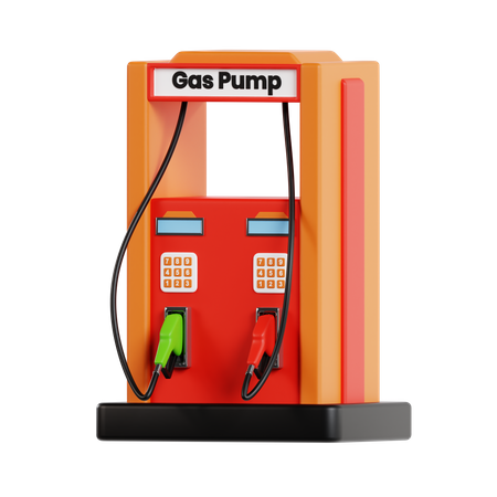 Gas Pump  3D Icon