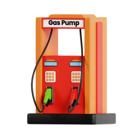 Gas Pump  3D Icon