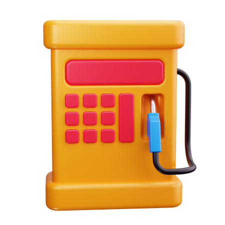 Gas Pump  3D Icon