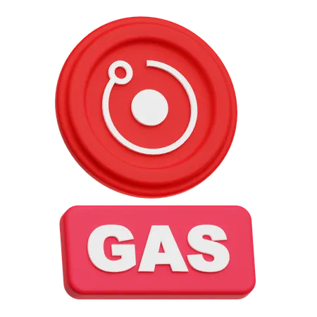 Gas Render Token  3D Icon