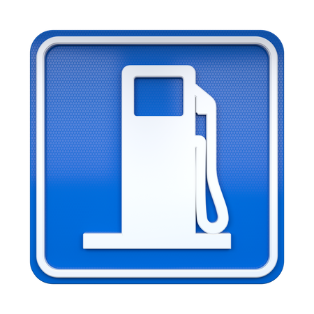 Gas Sign  3D Icon