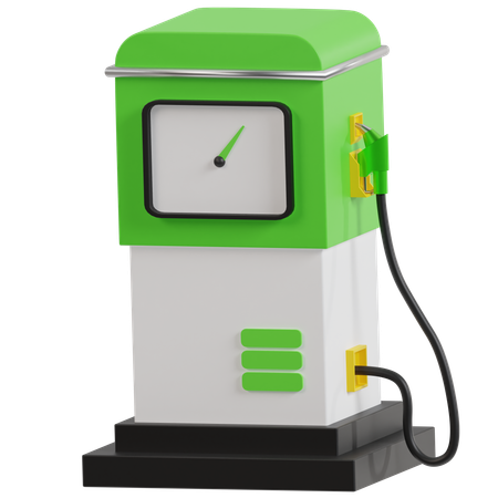 Gas Station  3D Icon