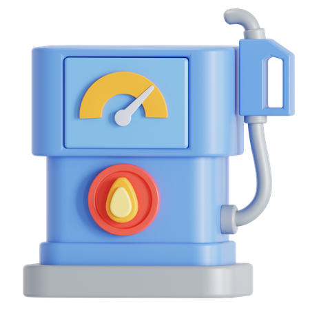Gas station  3D Icon