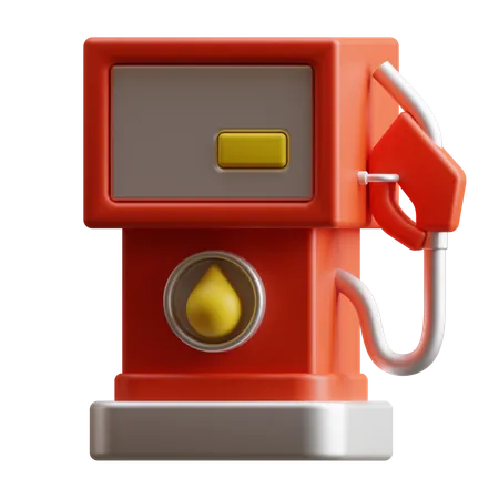 Gas Station  3D Icon