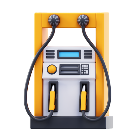 Gas Station  3D Icon