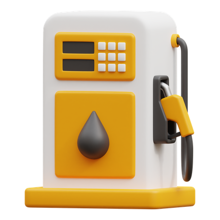 Gas Station  3D Icon