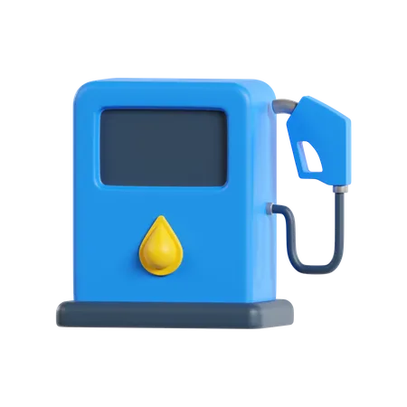 Gas Station  3D Icon