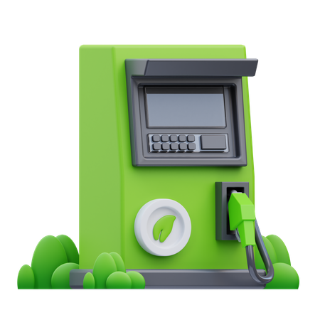 Gas Station  3D Icon