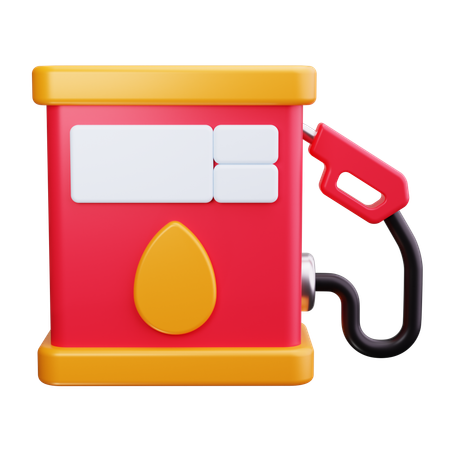 Gas station  3D Icon