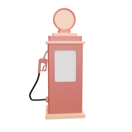 Gas Station 3D Illustration